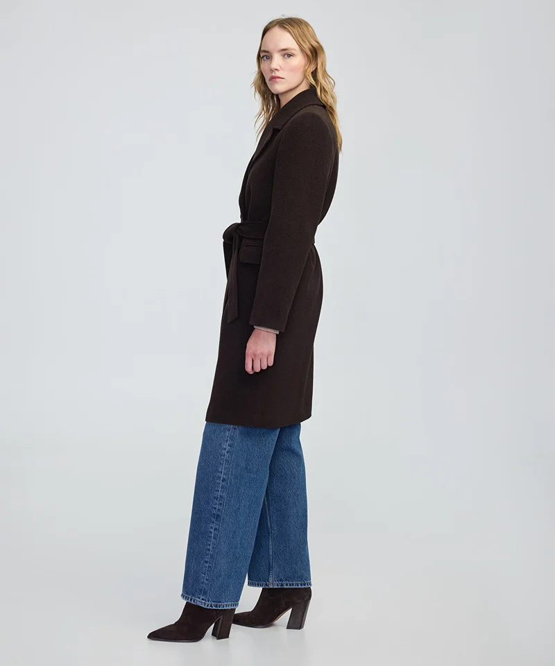 Ipekyol  Double-Breasted Coat with Belt for Women | Best Price UAE